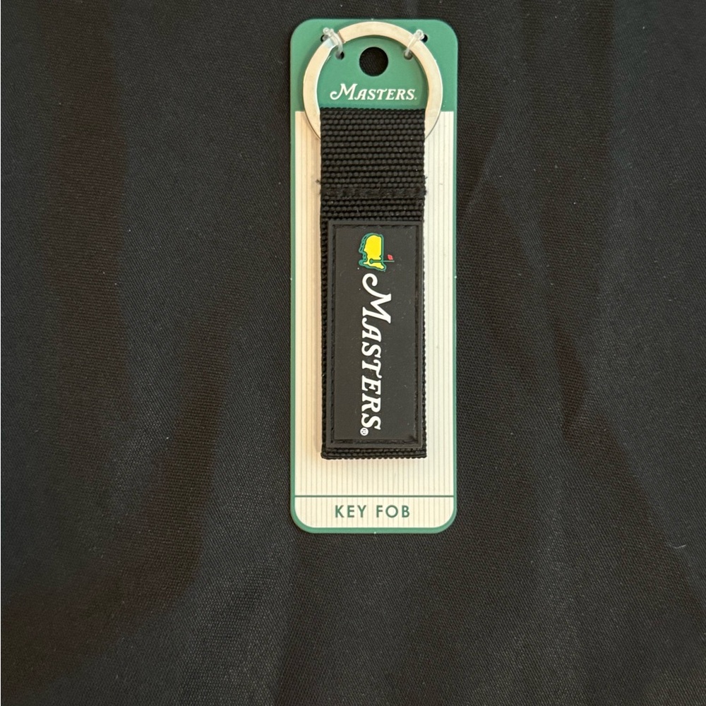 Masters Black and Green Key Tag